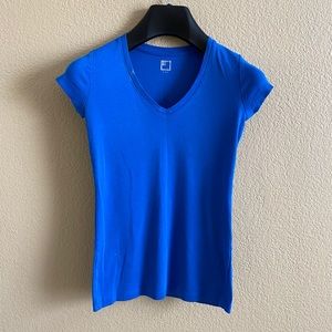 Electric Blue V neck t-shirt